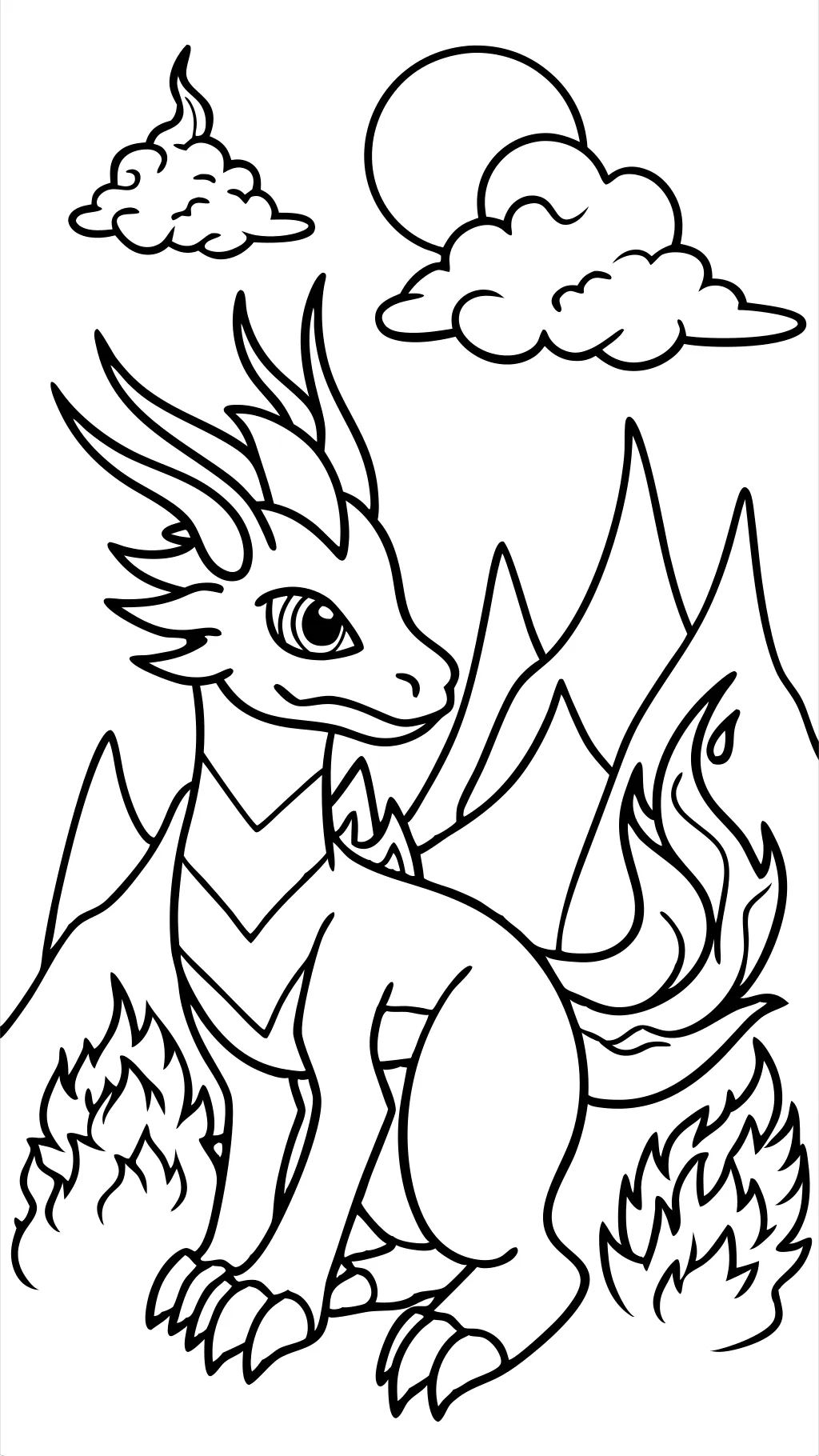 blaze coloring page